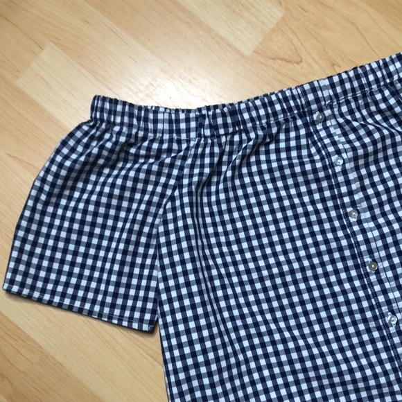 Gingham Off The Shoulder Top - Reitmans - Picture 4 of 10